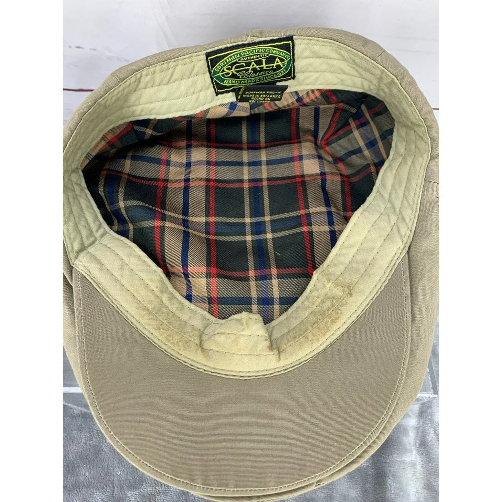 Scala Classico Tan Button Bill Gatsby Style Newsb… - image 4